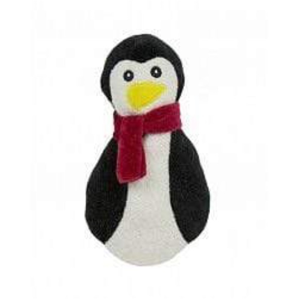 Hugglehounds Christmas Cookie Penguin Dog Toy - New with Tags